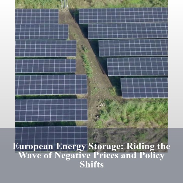 European Energy Storage: Riding the Wave of Negative Prices and Policy Shifts