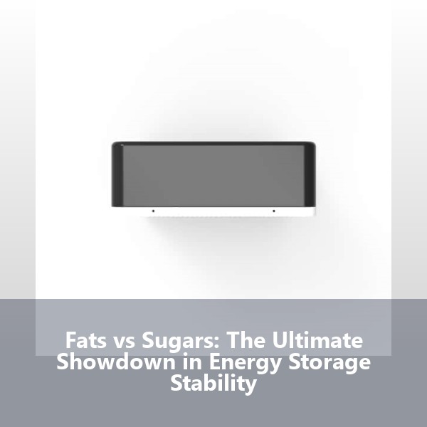 Fats vs Sugars: The Ultimate Showdown in Energy Storage Stability