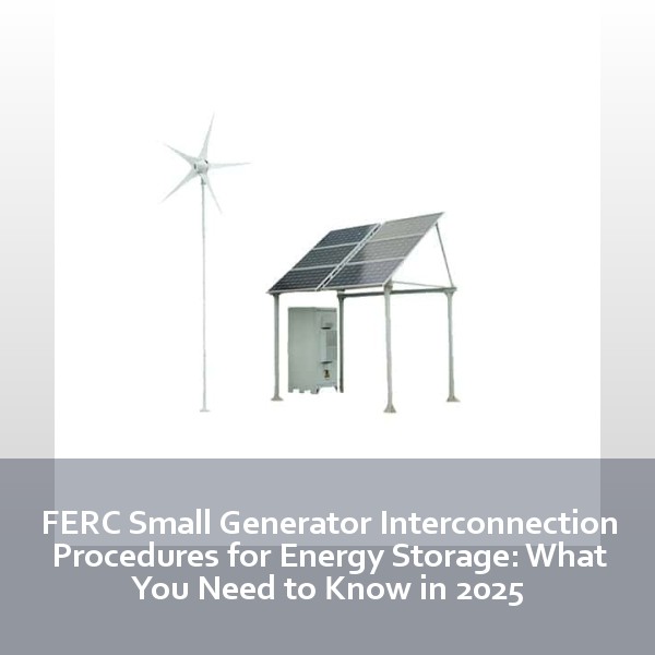 FERC Small Generator Interconnection Procedures for Energy Storage: What You Need to Know in 2025
