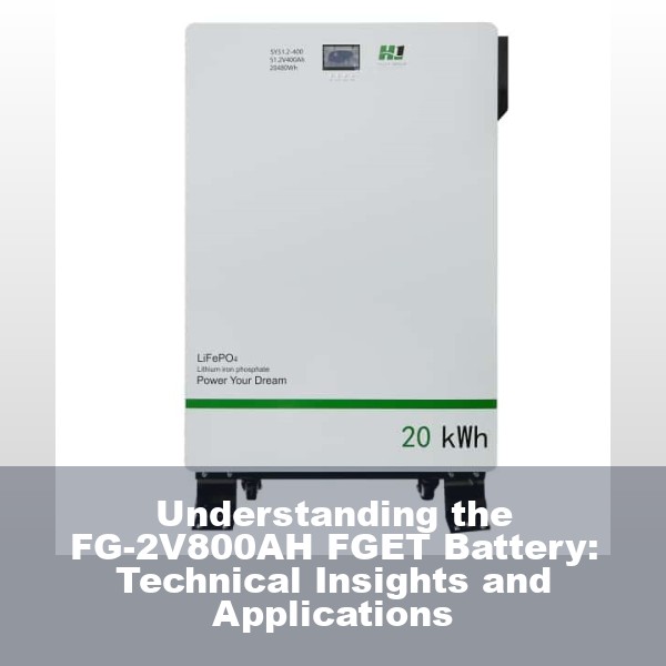Understanding the FG-2V800AH FGET Battery: Technical Insights and Applications