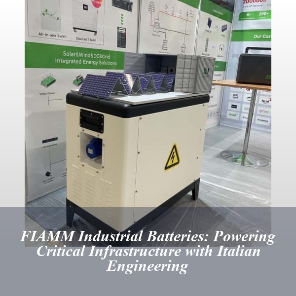 FIAMM Industrial Batteries: Powering Critical Infrastructure with Italian Engineering
