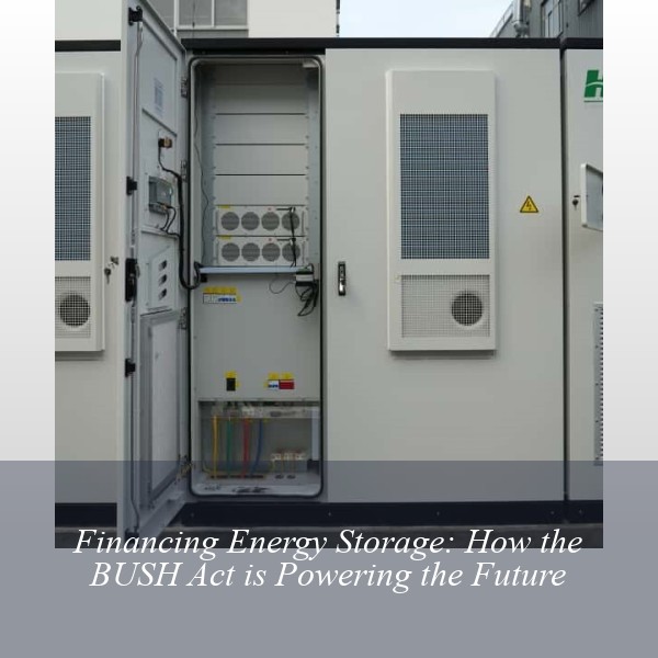 Financing Energy Storage: How the BUSH Act is Powering the Future