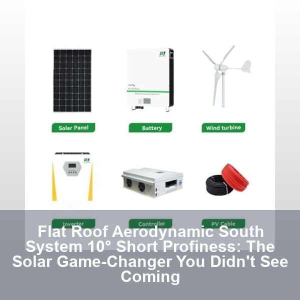 Flat Roof Aerodynamic South System 10° Short Profiness: The Solar Game-Changer You Didn't See Coming