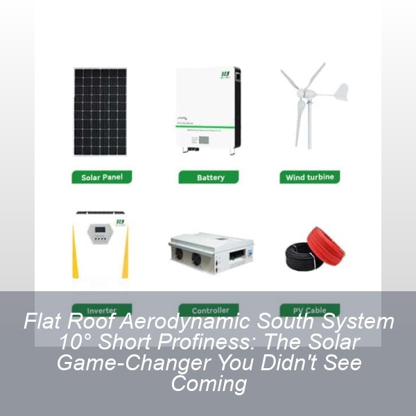 Flat Roof Aerodynamic South System 10° Short Profiness: The Solar Game-Changer You Didn't See Coming