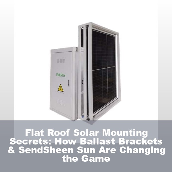 Flat Roof Solar Mounting Secrets: How Ballast Brackets & SendSheen Sun Are Changing the Game