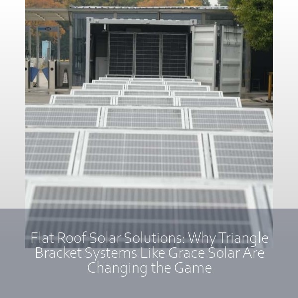 Flat Roof Solar Solutions: Why Triangle Bracket Systems Like Grace Solar Are Changing the Game