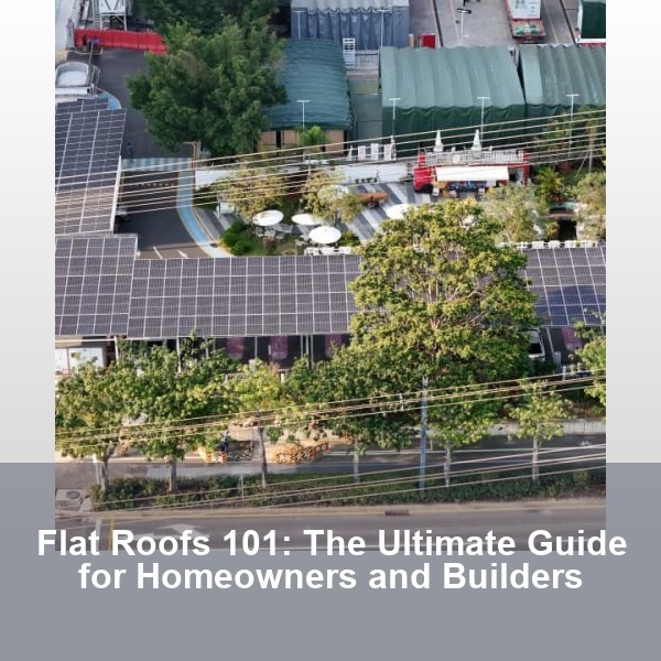 Flat Roofs 101: The Ultimate Guide for Homeowners and Builders