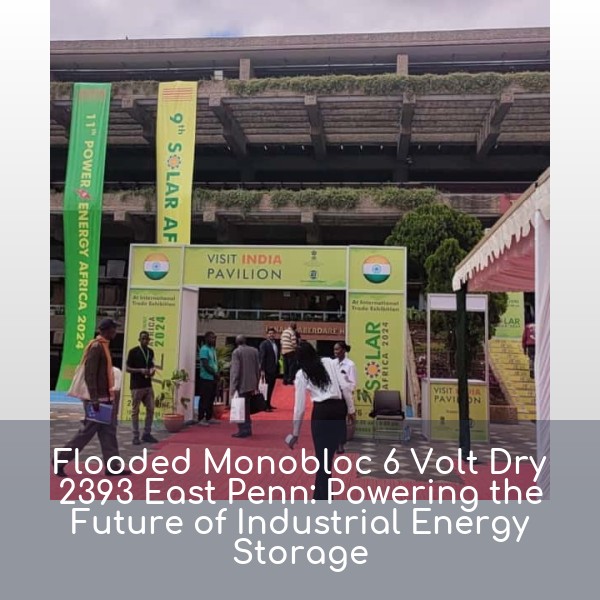 Flooded Monobloc 6 Volt Dry 2393 East Penn: Powering the Future of Industrial Energy Storage