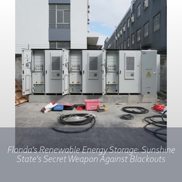 Florida's Renewable Energy Storage: Sunshine State's Secret Weapon Against Blackouts