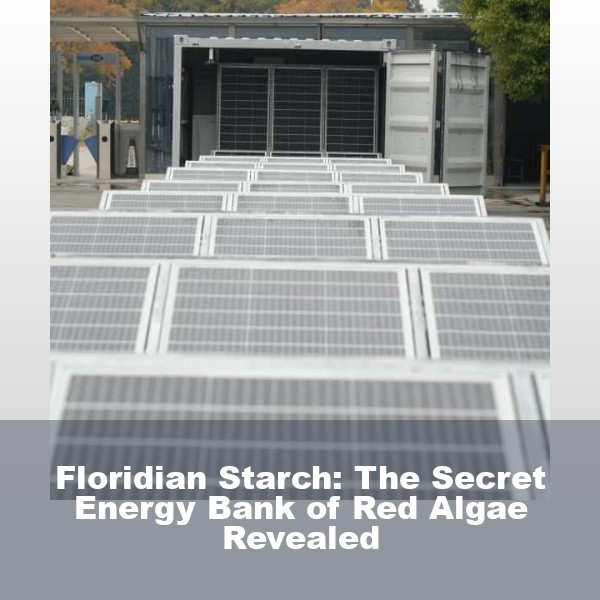 Floridian Starch: The Secret Energy Bank of Red Algae Revealed