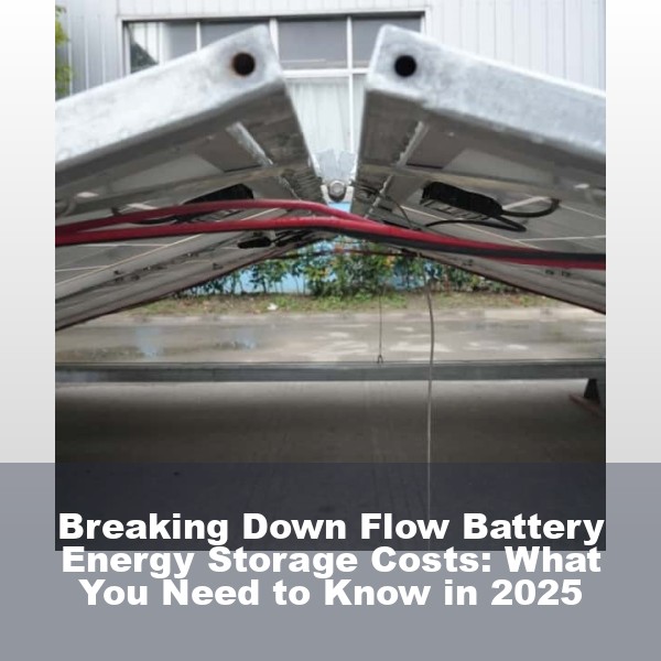 Breaking Down Flow Battery Energy Storage Costs: What You Need to Know in 2025