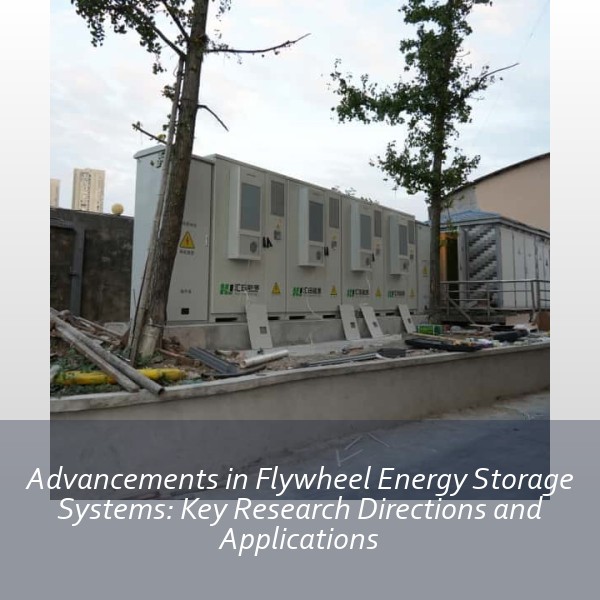Advancements in Flywheel Energy Storage Systems: Key Research Directions and Applications