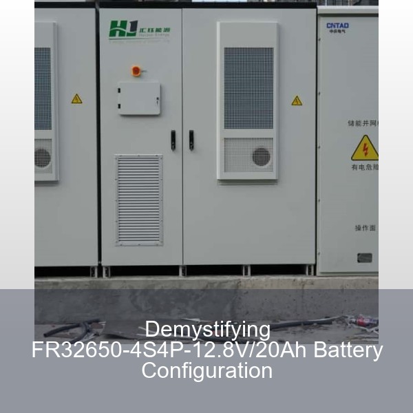 Demystifying FR32650-4S4P-12.8V/20Ah Battery Configuration