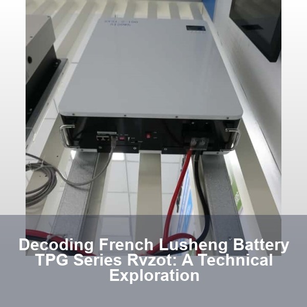 Decoding French Lusheng Battery TPG Series Rvzot: A Technical Exploration