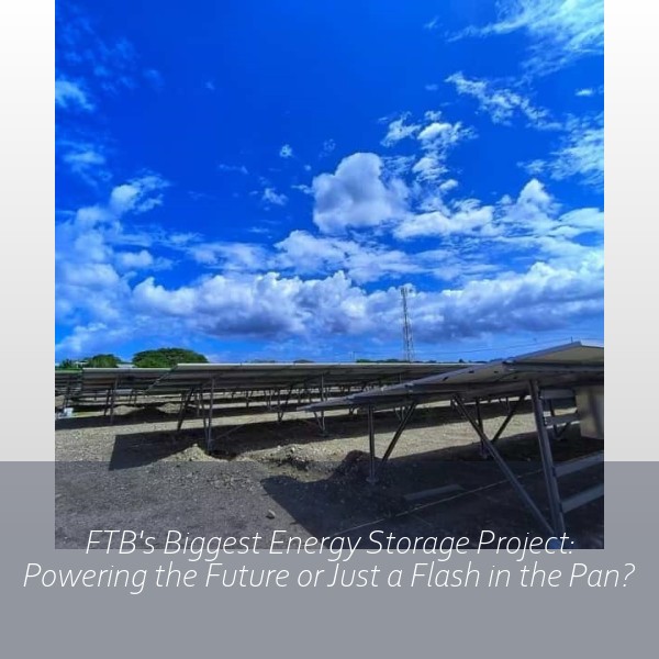 FTB's Biggest Energy Storage Project: Powering the Future or Just a Flash in the Pan?
