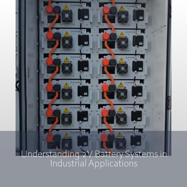 Understanding 2V Battery Systems in Industrial Applications