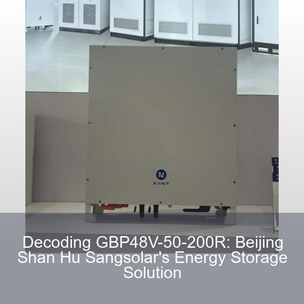 Decoding GBP48V-50-200R: Beijing Shan Hu Sangsolar's Energy Storage Solution