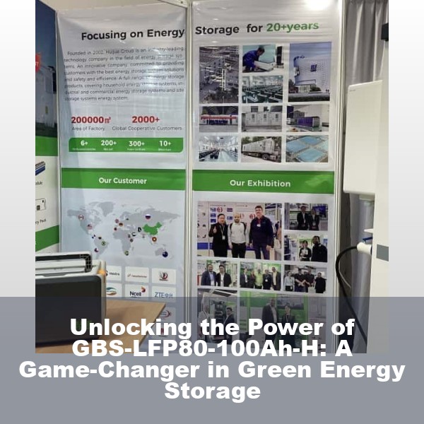 Unlocking the Power of GBS-LFP80-100Ah-H: A Game-Changer in Green Energy Storage
