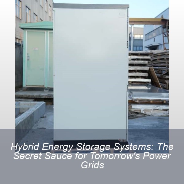Hybrid Energy Storage Systems: The Secret Sauce for Tomorrow's Power Grids