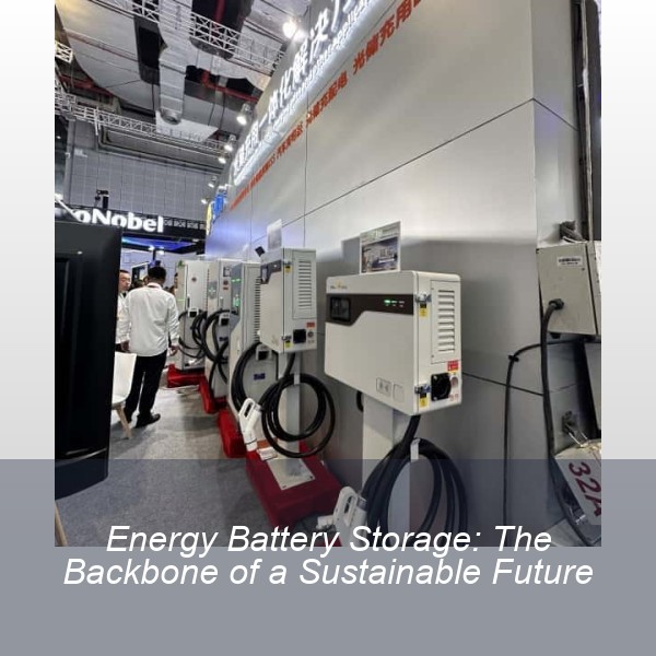 Energy Battery Storage: The Backbone of a Sustainable Future