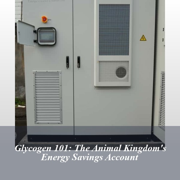 Glycogen 101: The Animal Kingdom's Energy Savings Account