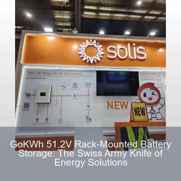 GoKWh 51.2V Rack-Mounted Battery Storage: The Swiss Army Knife of Energy Solutions