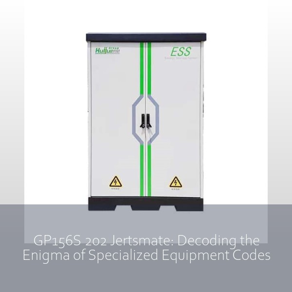 GP156S 202 Jertsmate: Decoding the Enigma of Specialized Equipment Codes