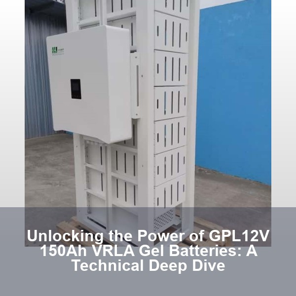 Unlocking the Power of GPL12V 150Ah VRLA Gel Batteries: A Technical Deep Dive