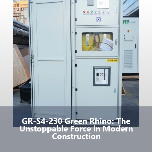 GR-S4-230 Green Rhino: The Unstoppable Force in Modern Construction
