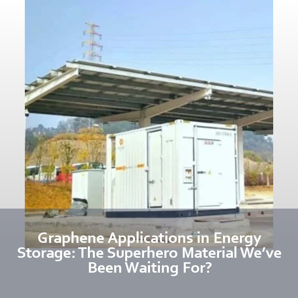 Graphene Applications in Energy Storage: The Superhero Material We’ve Been Waiting For?