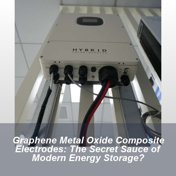 Graphene Metal Oxide Composite Electrodes: The Secret Sauce of Modern Energy Storage?