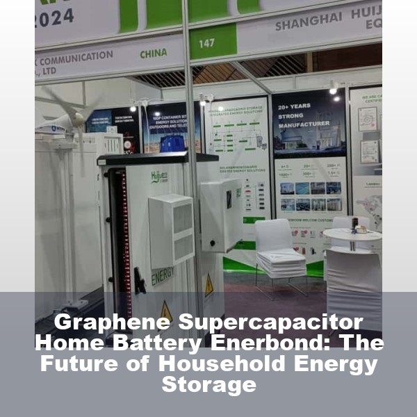 Graphene Supercapacitor Home Battery Enerbond: The Future of Household Energy Storage