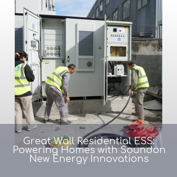Great Wall Residential ESS: Powering Homes with Soundon New Energy Innovations