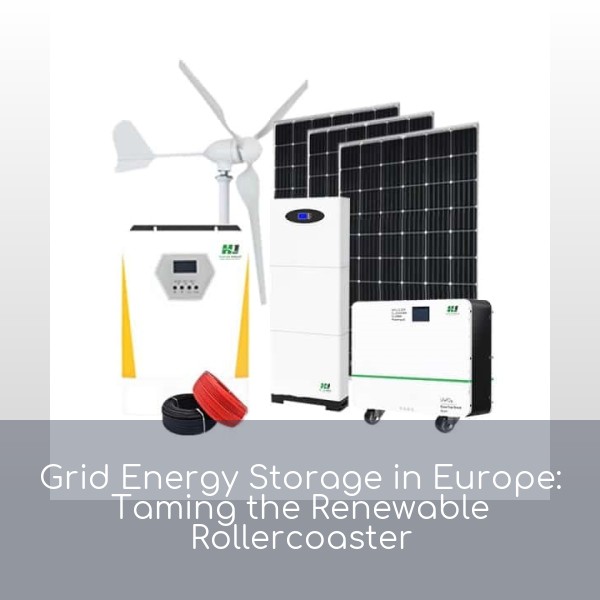 Grid Energy Storage in Europe: Taming the Renewable Rollercoaster