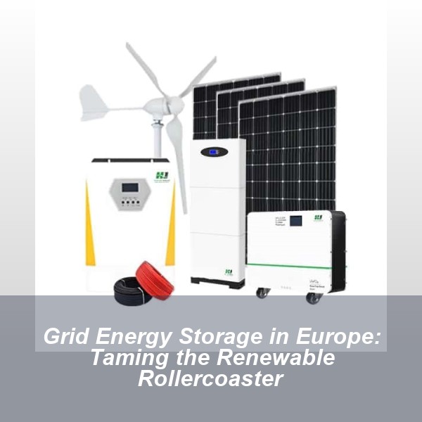 Grid Energy Storage in Europe: Taming the Renewable Rollercoaster