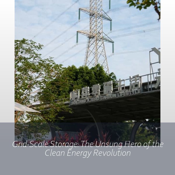 Grid-Scale Storage: The Unsung Hero of the Clean Energy Revolution
