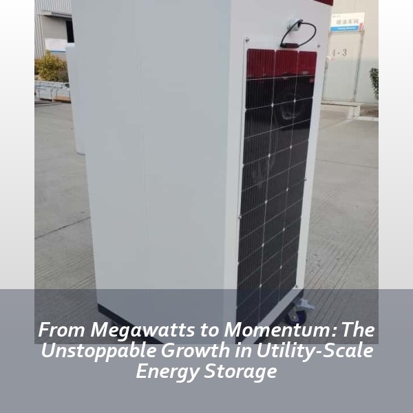 From Megawatts to Momentum: The Unstoppable Growth in Utility-Scale Energy Storage