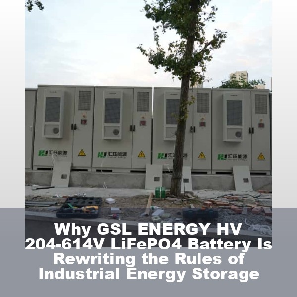Why GSL ENERGY HV 204-614V LiFePO4 Battery Is Rewriting the Rules of Industrial Energy Storage
