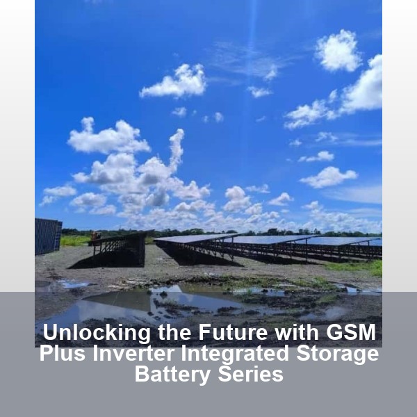 Unlocking the Future with GSM Plus Inverter Integrated Storage Battery Series