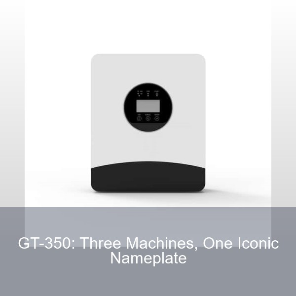 GT-350: Three Machines, One Iconic Nameplate