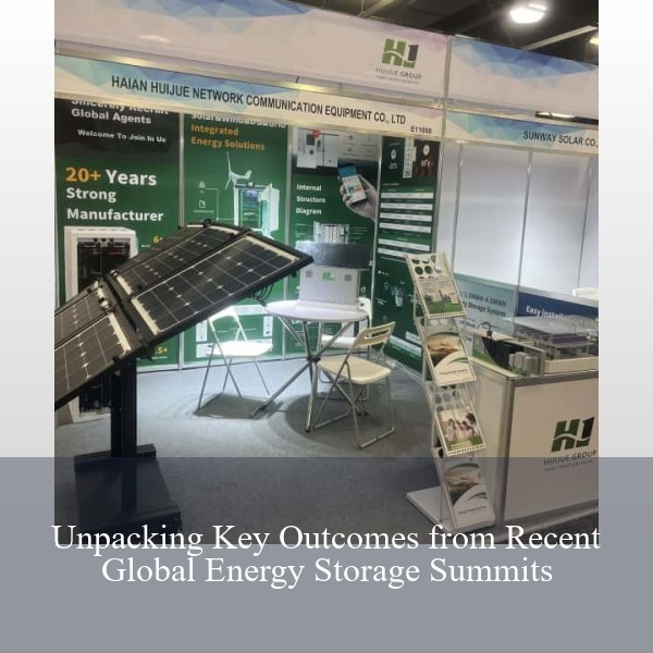 Unpacking Key Outcomes from Recent Global Energy Storage Summits