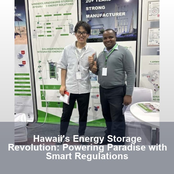 Hawaii's Energy Storage Revolution: Powering Paradise with Smart Regulations
