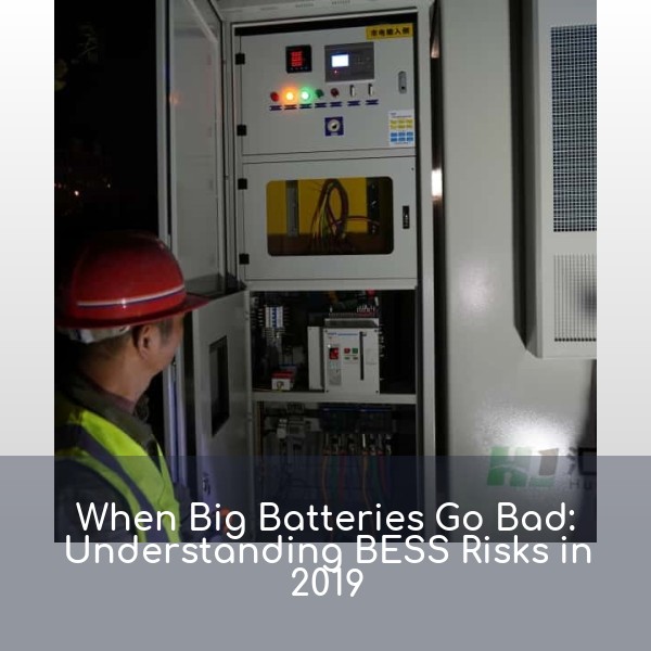 When Big Batteries Go Bad: Understanding BESS Risks in 2019