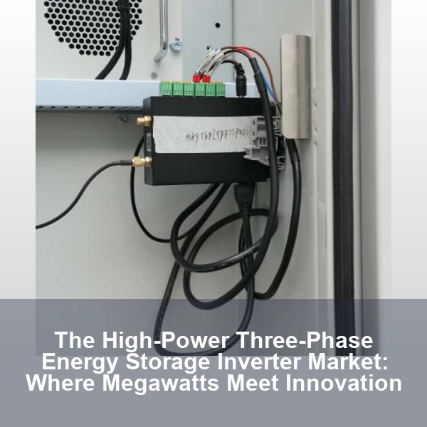 The High-Power Three-Phase Energy Storage Inverter Market: Where Megawatts Meet Innovation