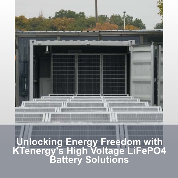 Unlocking Energy Freedom with KTenergy's High Voltage LiFePO4 Battery Solutions