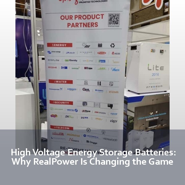 High Voltage Energy Storage Batteries: Why RealPower Is Changing the Game