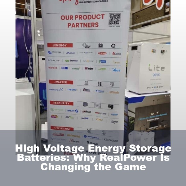 High Voltage Energy Storage Batteries: Why RealPower Is Changing the Game