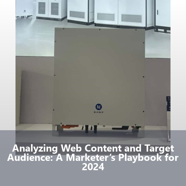Analyzing Web Content and Target Audience: A Marketer’s Playbook for 2024