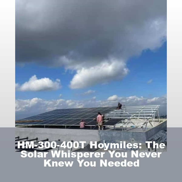 HM-300-400T Hoymiles: The Solar Whisperer You Never Knew You Needed