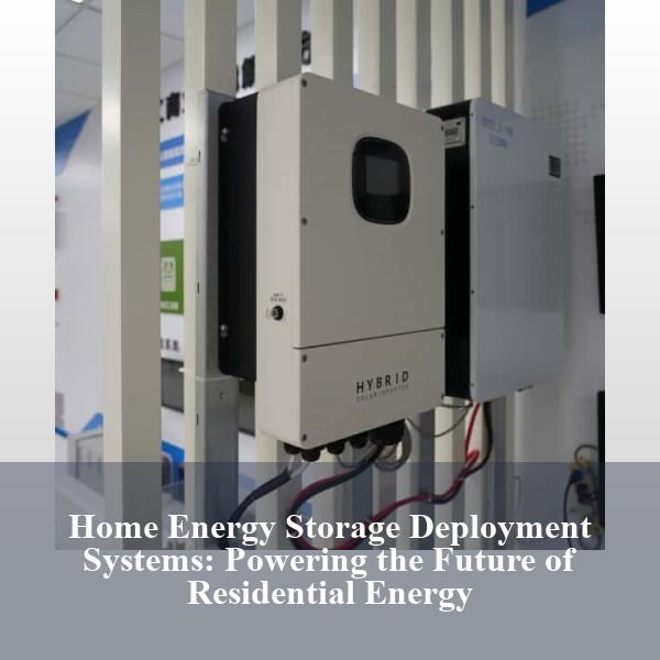 Home Energy Storage Deployment Systems: Powering the Future of Residential Energy